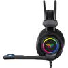 Ακουστικά AULA gaming headset Mountain S600, RGB, USB, 50mm, μαύρο